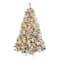 7.5ft. Pre-Lit Snowy Bedford Pine Artificial Christmas Tree, Clear Lights